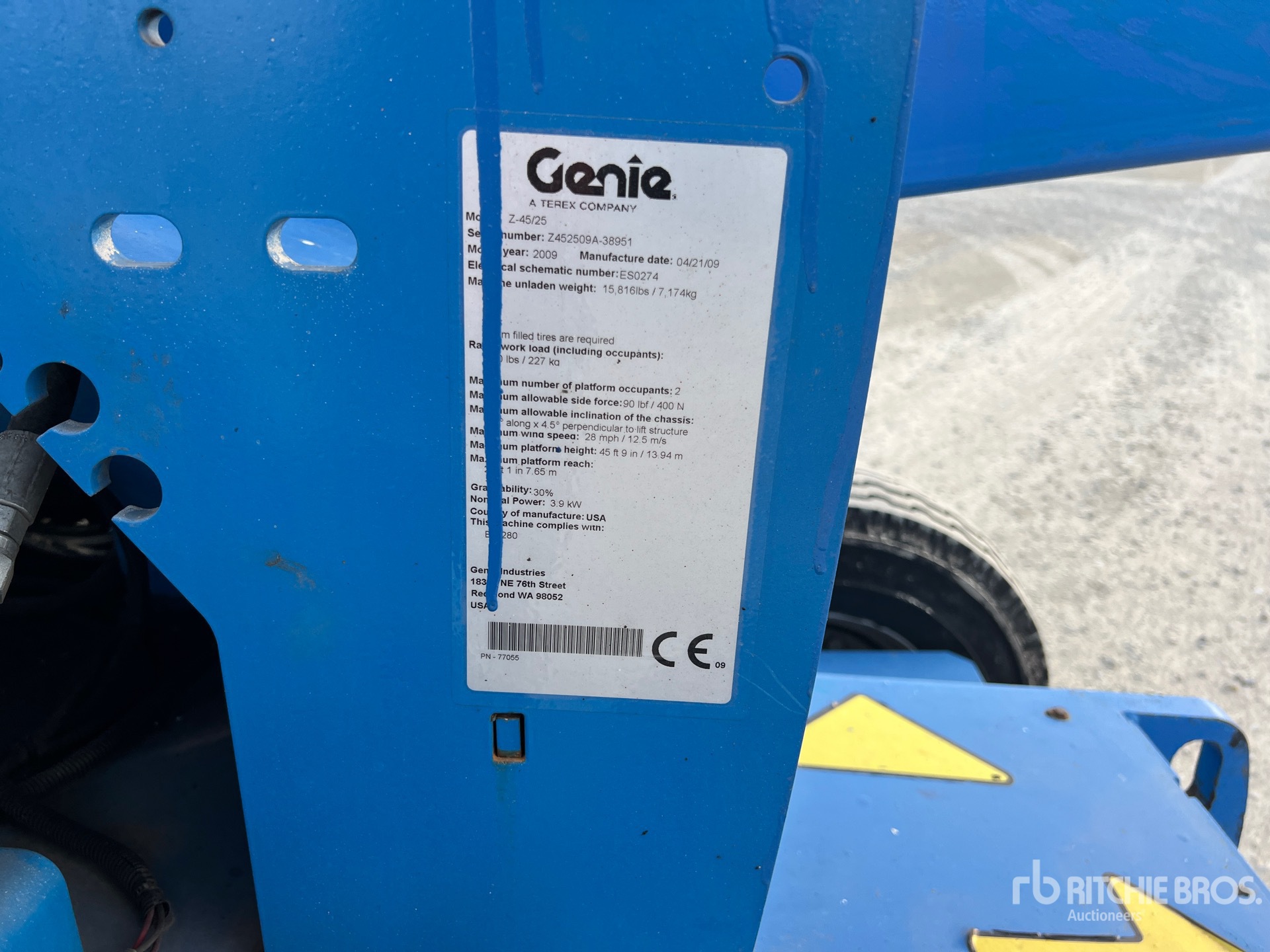 2009 Genie Z45/25