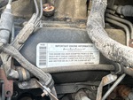 Engine with Emission Certification Label