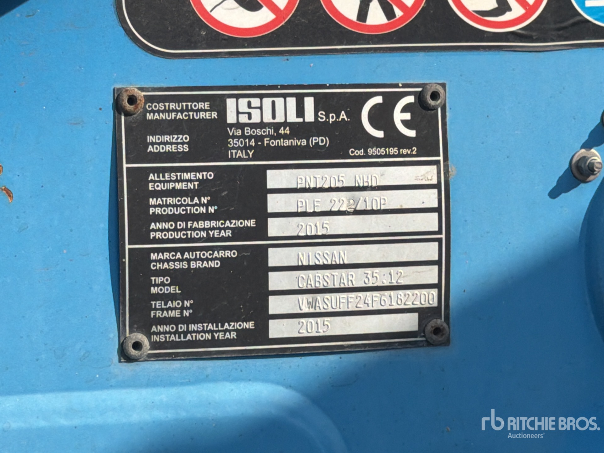 2015 Nissan CABSTAR NT400