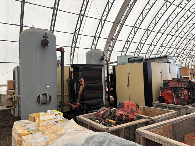 2022 Ingersoll Rand RS160-A125 987 cfm Skid-Mounted Electric 660 gal Air Compressor