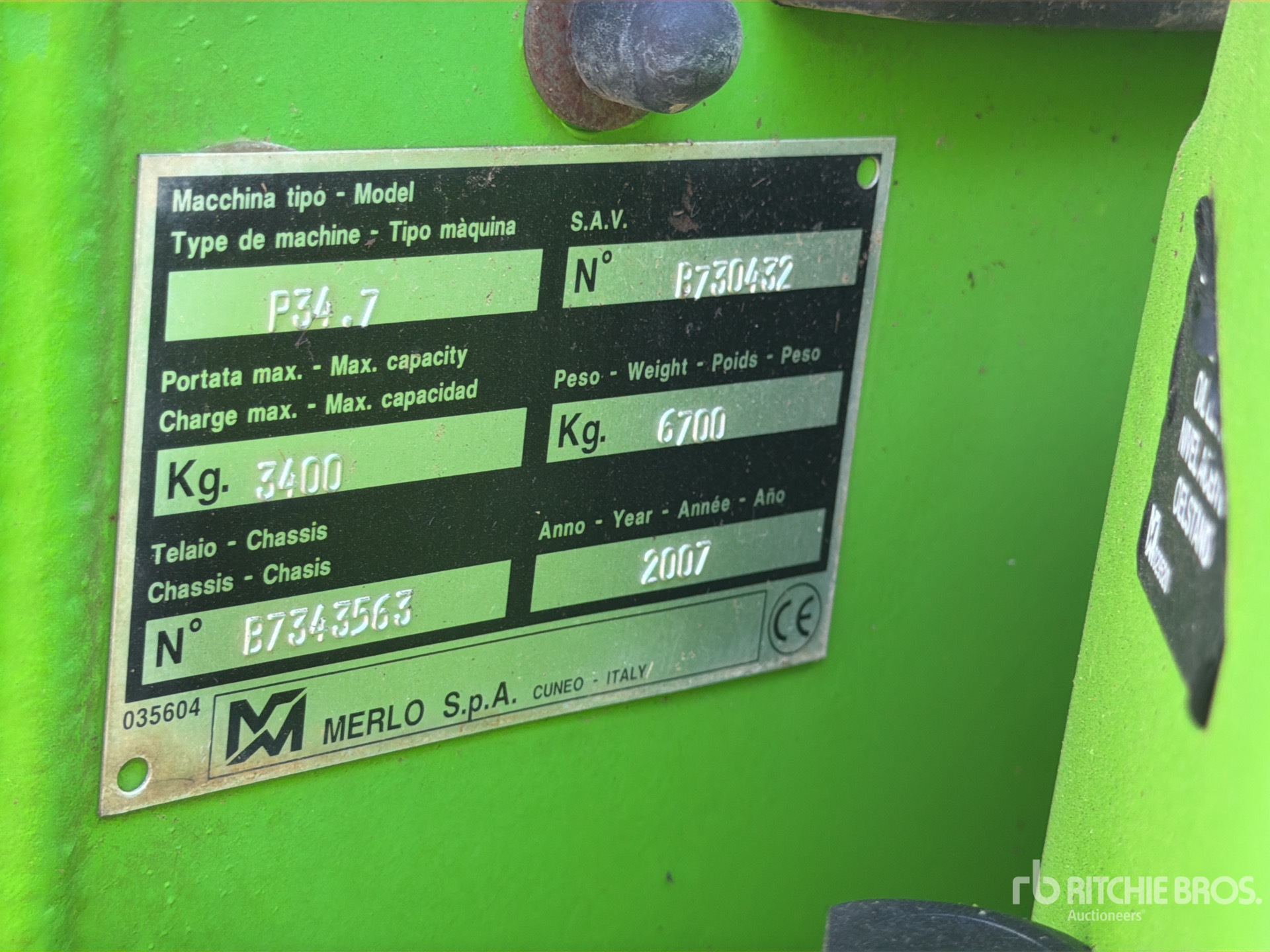2007 Merlo P34.7