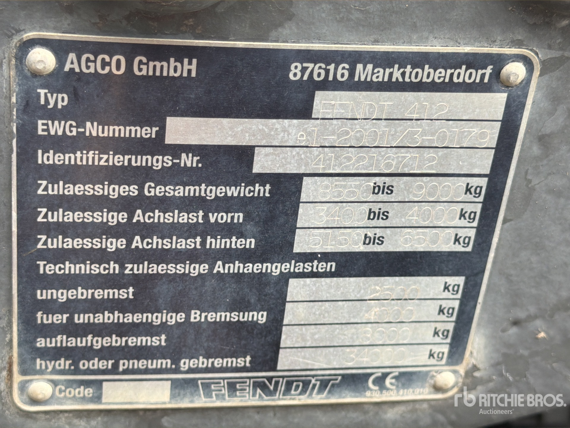 2007 Fendt 412