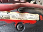 Engine with Emission Label