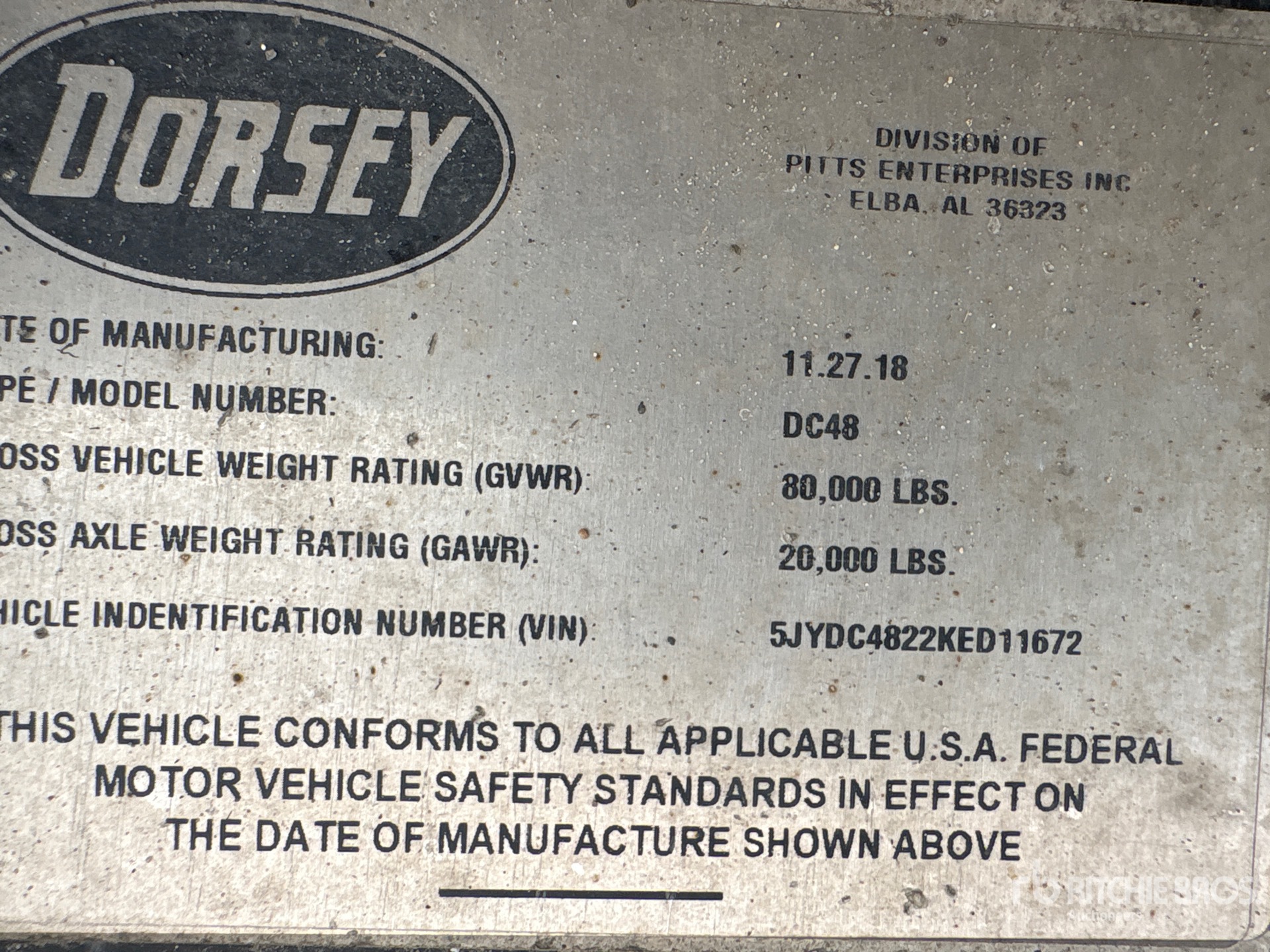2019 Dorsey DC-48