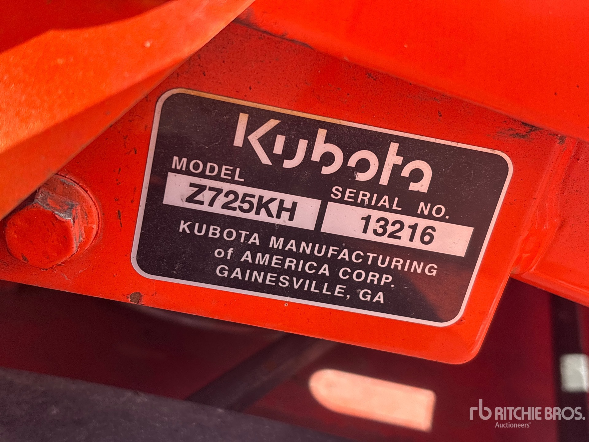 2014 Kubota Z725KH