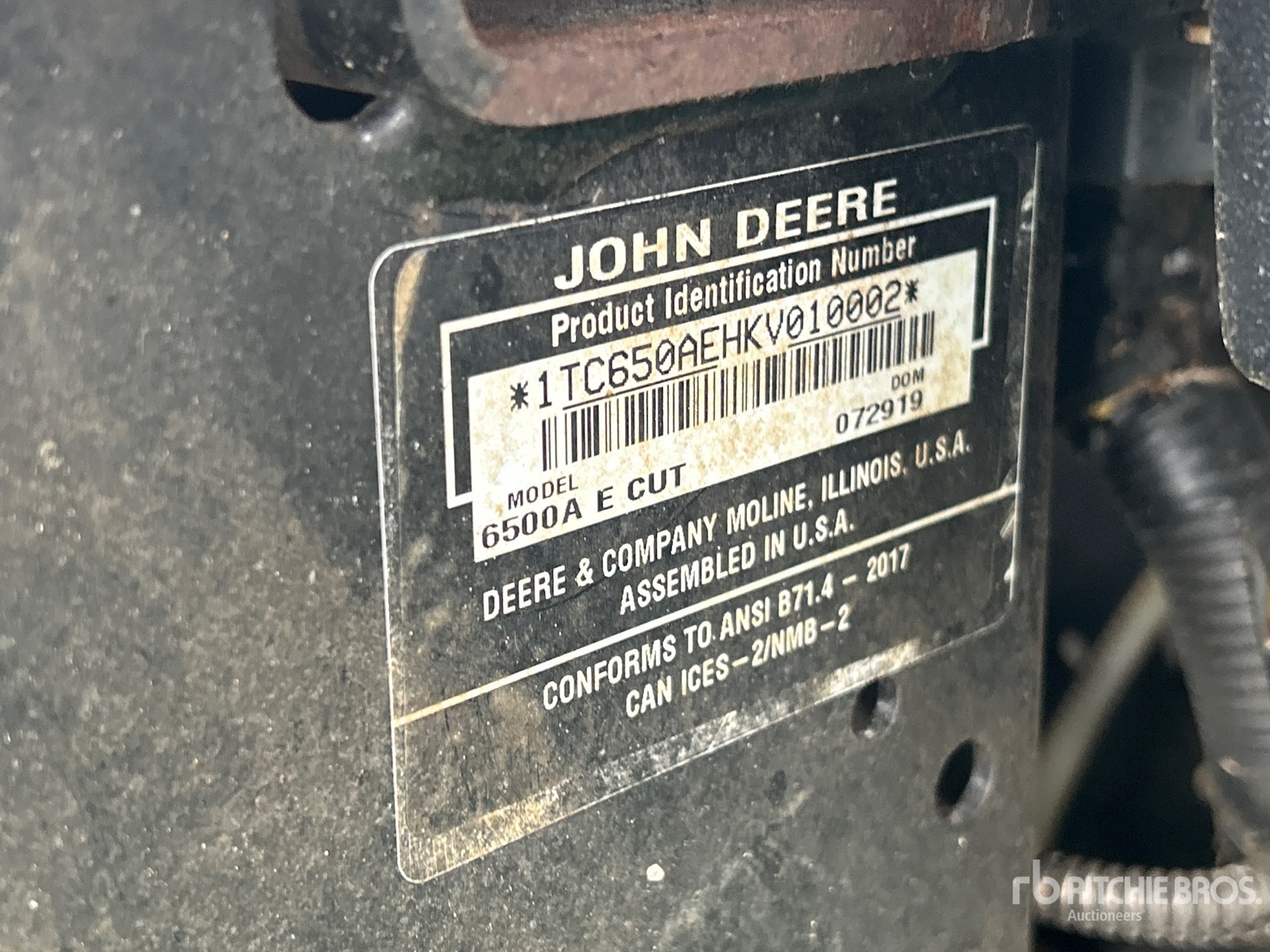 2020 John Deere 6500A