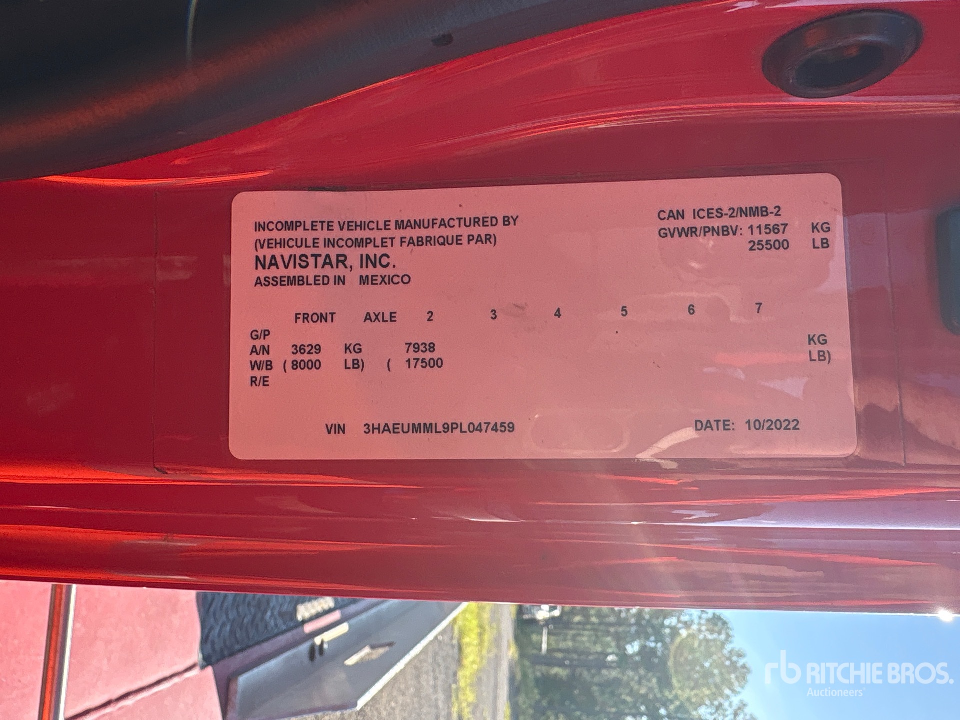 2023 International MV607 SBA