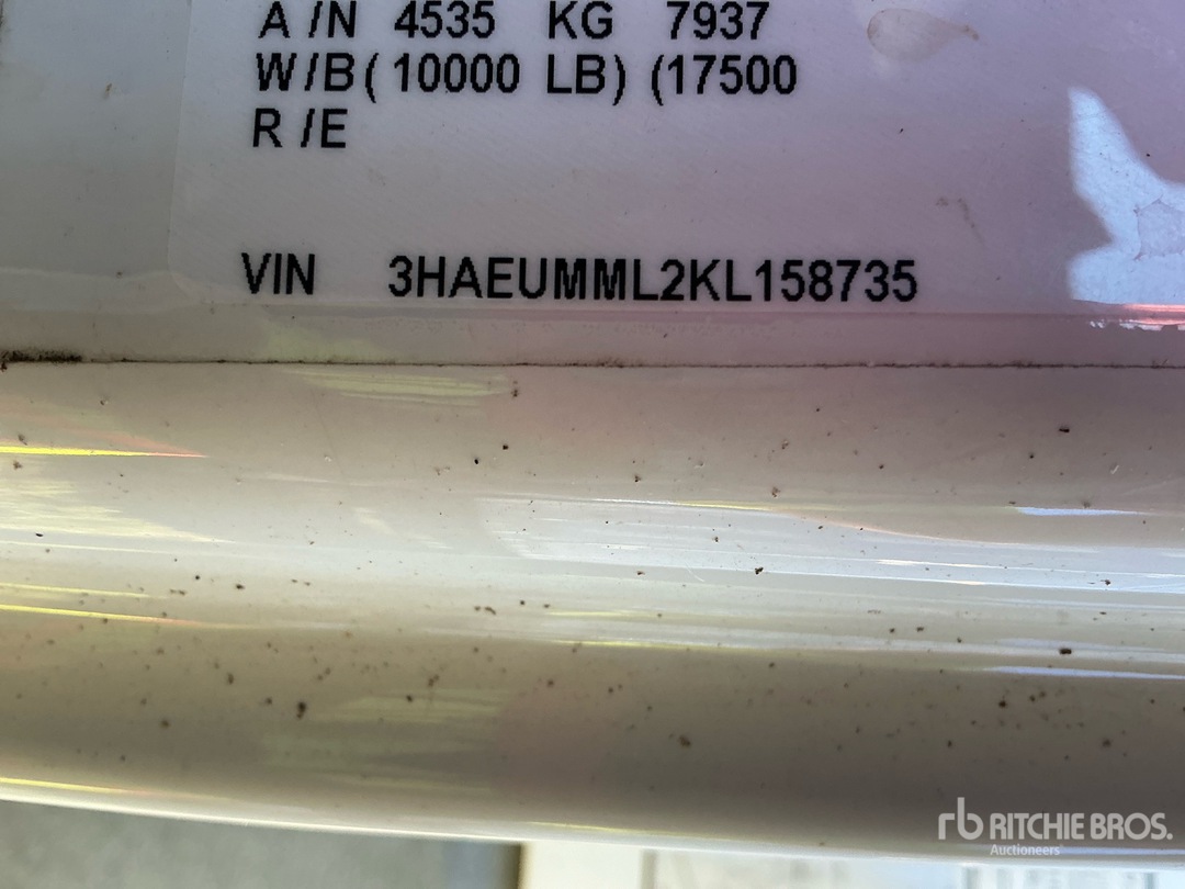 2019 International MV607