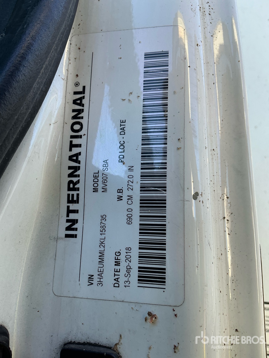 2019 International MV607