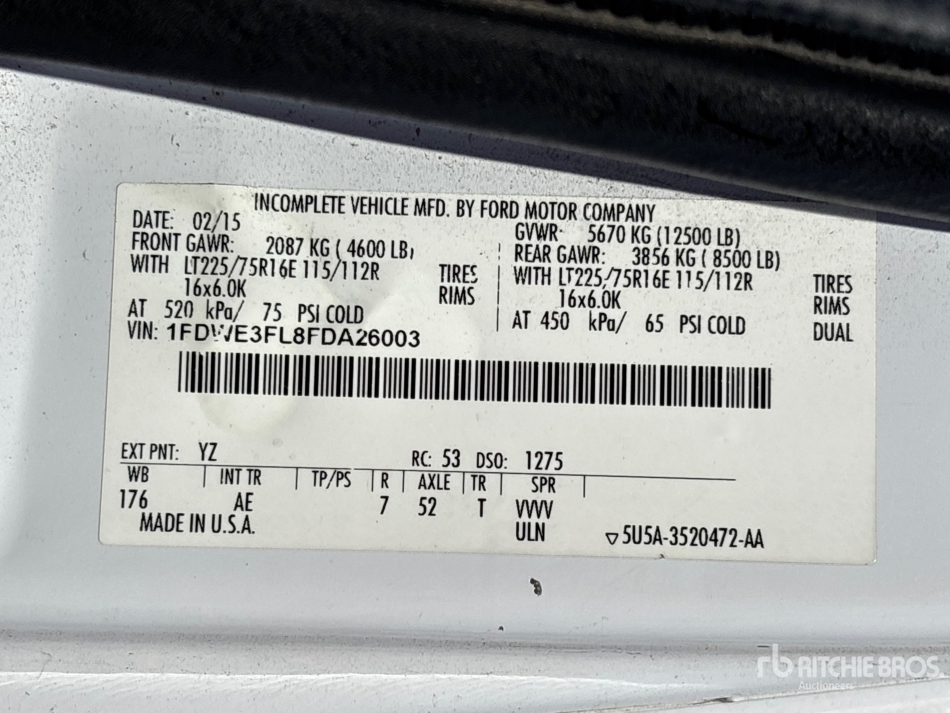 2015 Ford E-350