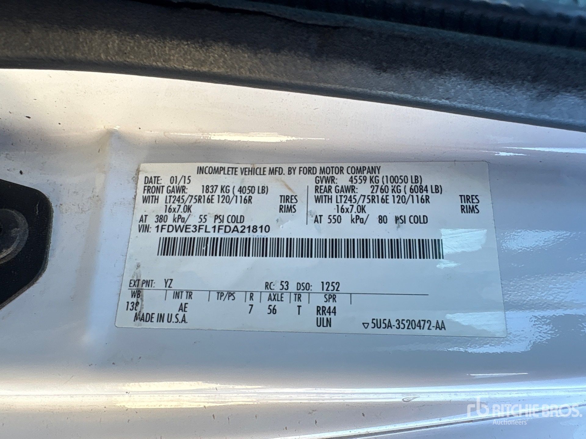 2015 Ford E-350