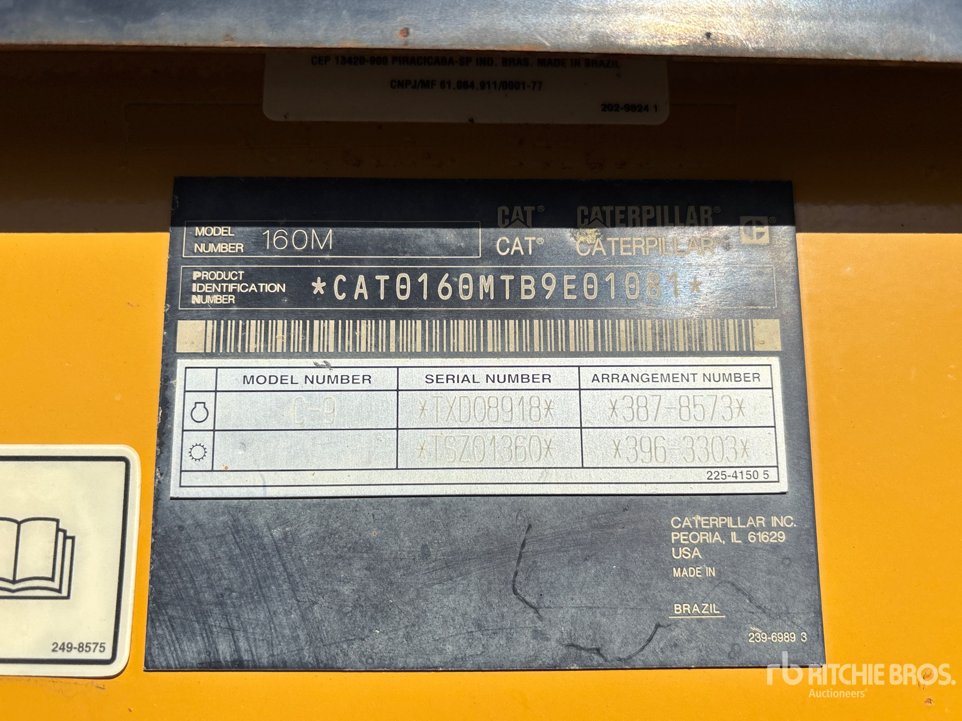 2015 Caterpillar 160M VHP PLUS