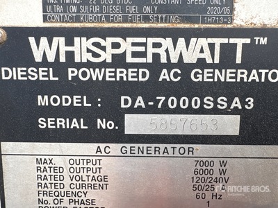 General Appearance with Unit Serial Number