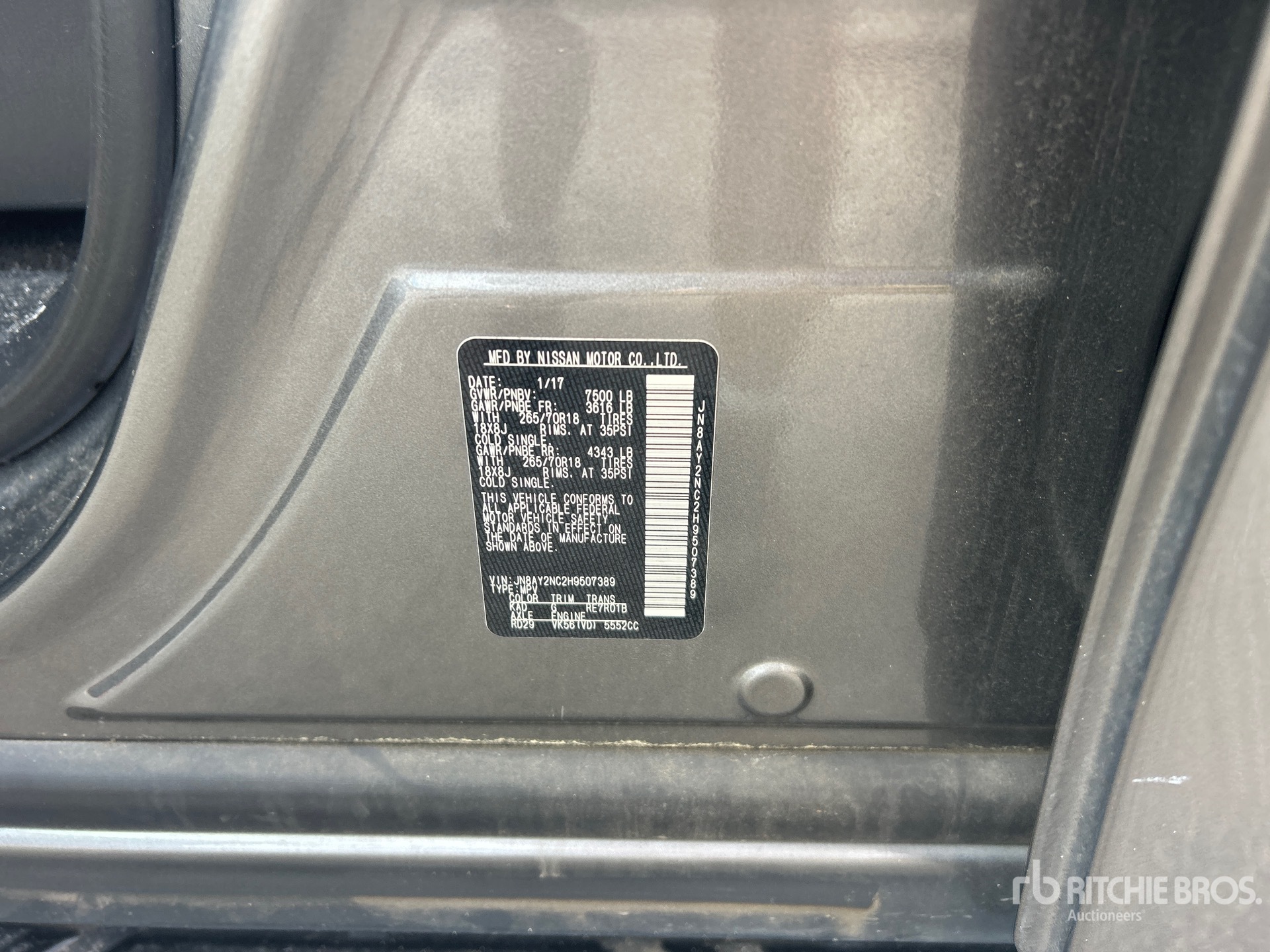 2017 Nissan ARMADA
