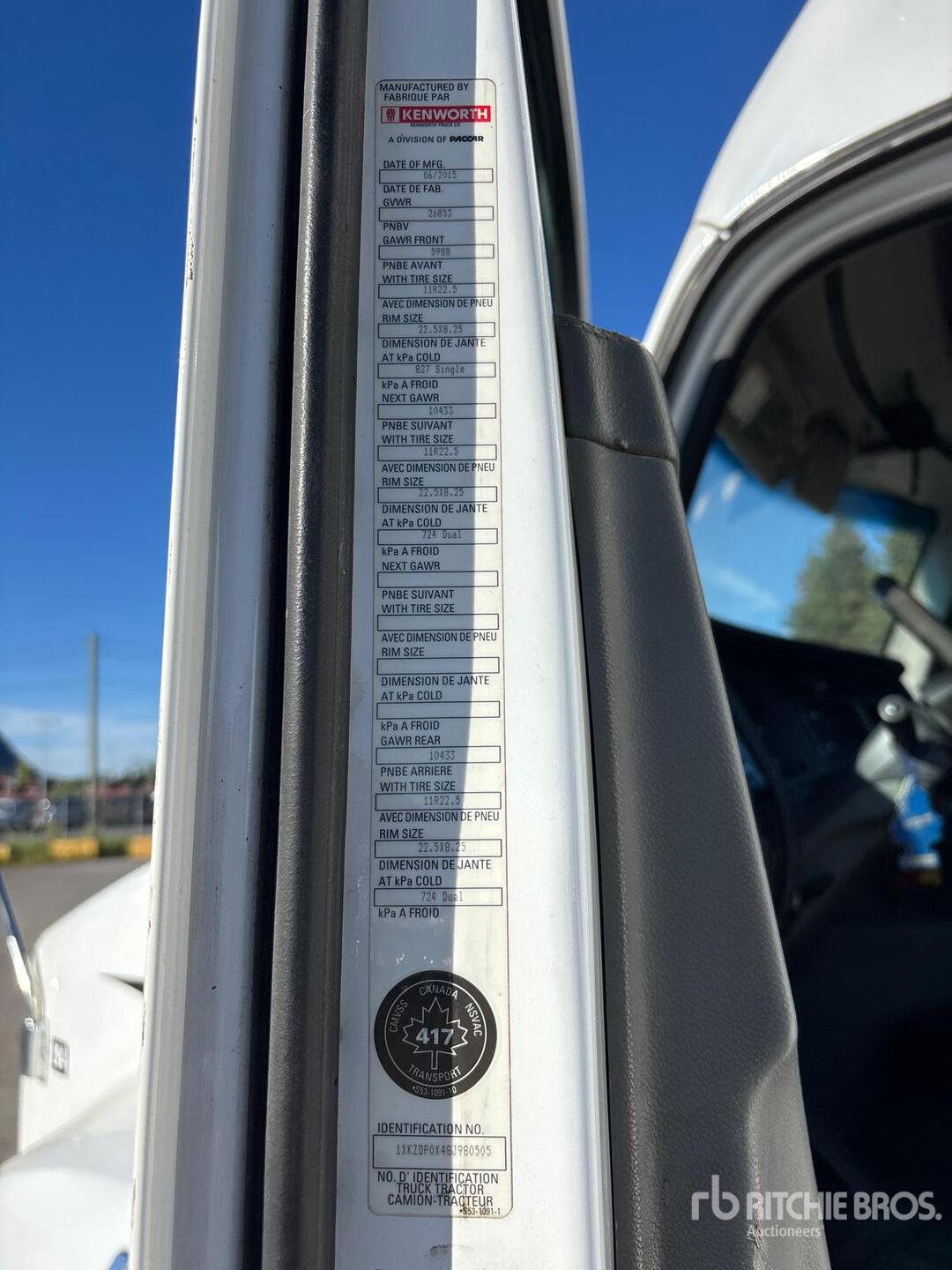 2016 Kenworth T880