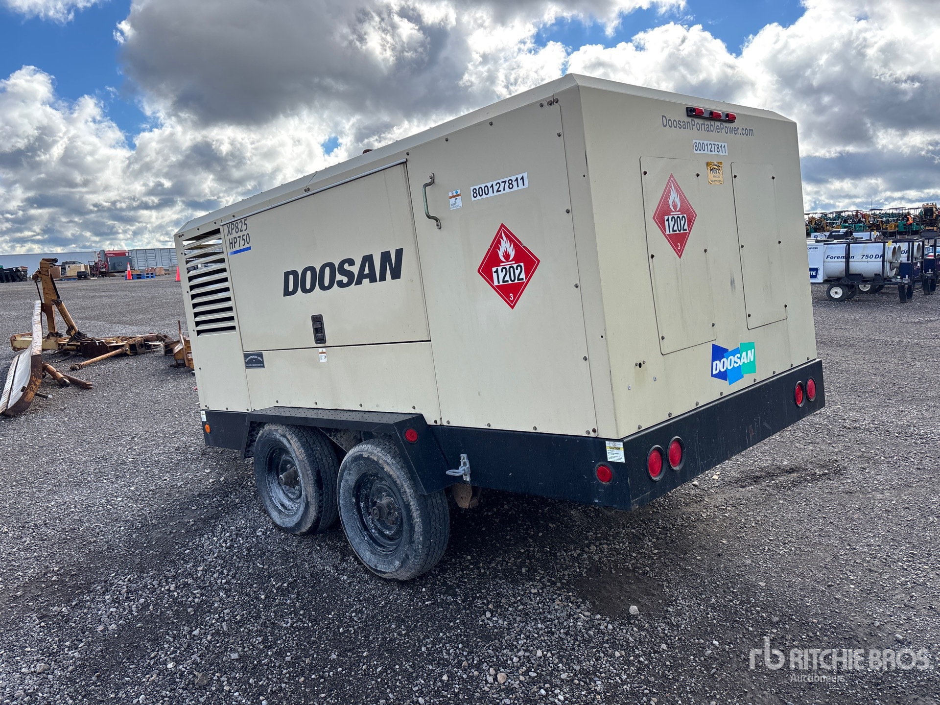 2016 Doosan Portable Power XP825WCU-FX-PAS