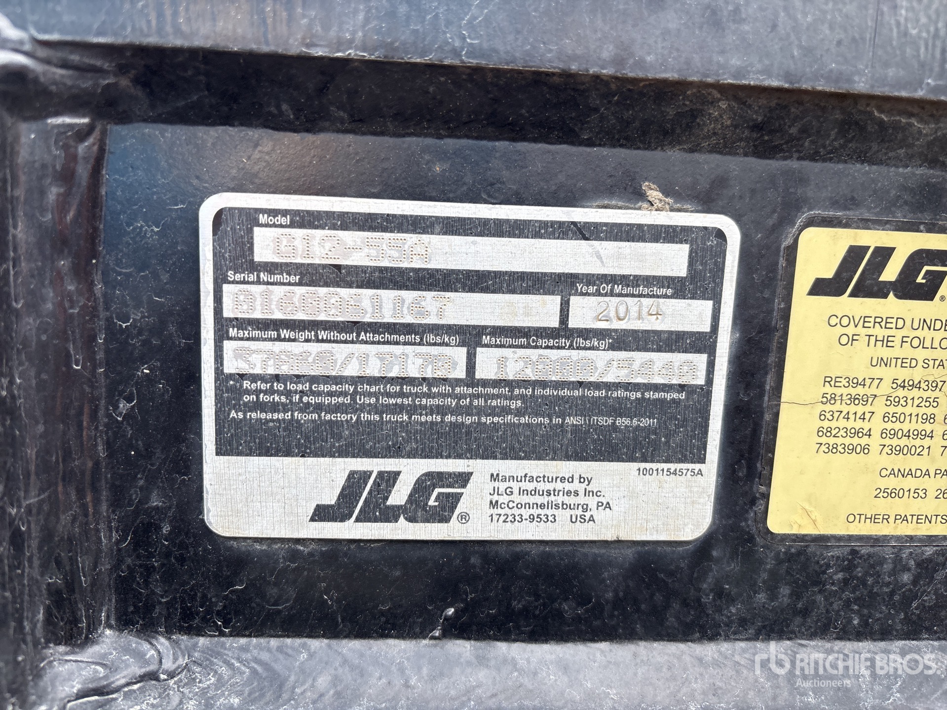 2014 JLG 1255
