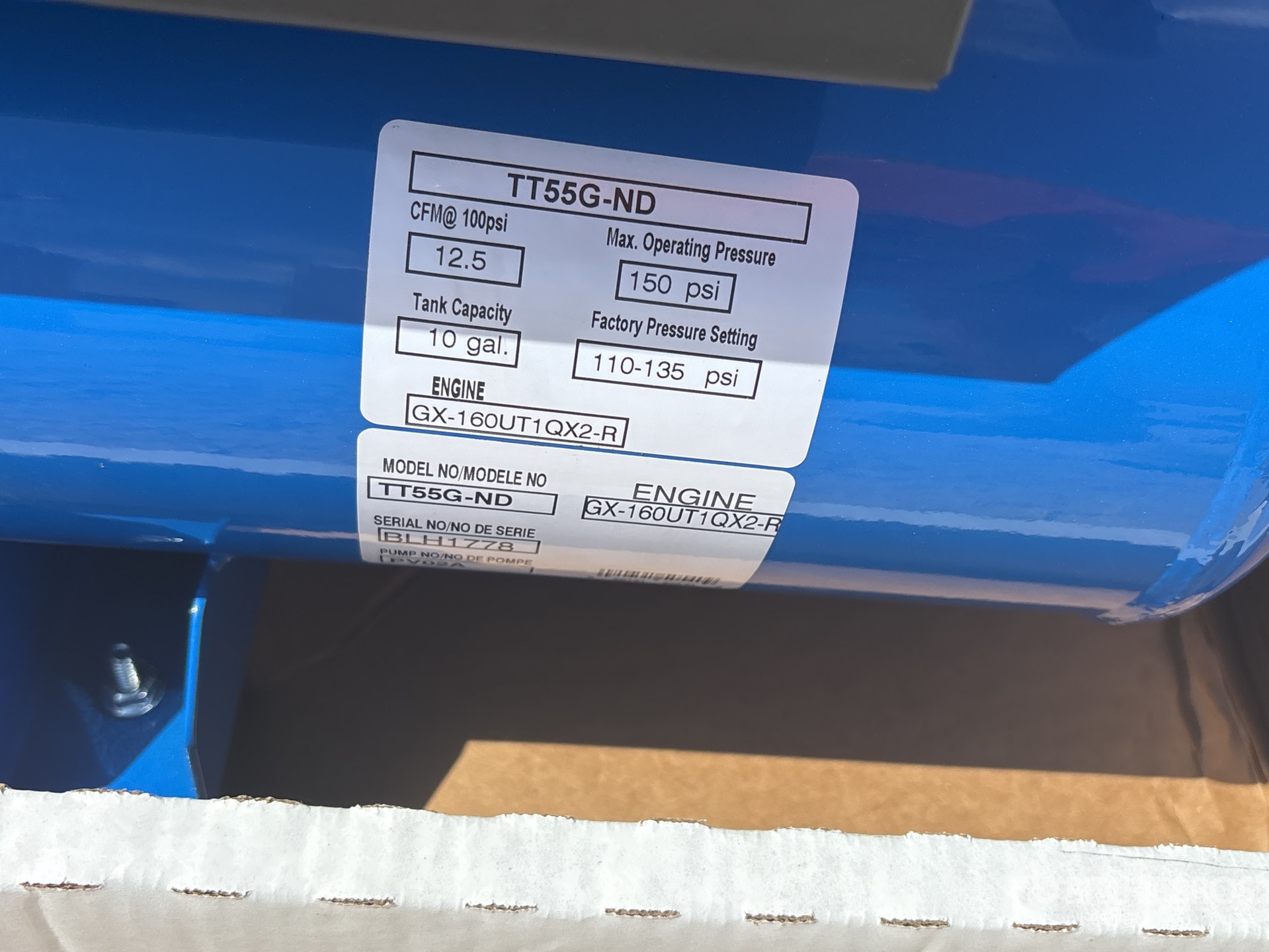 Eagle 5.5 HP HONDA TWIN TANK WHEELBAR ...