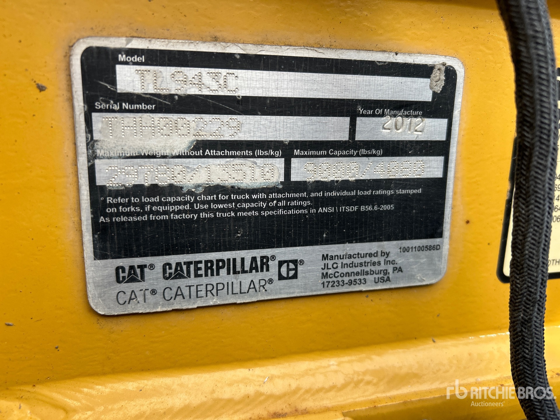2012 Caterpillar TL943C