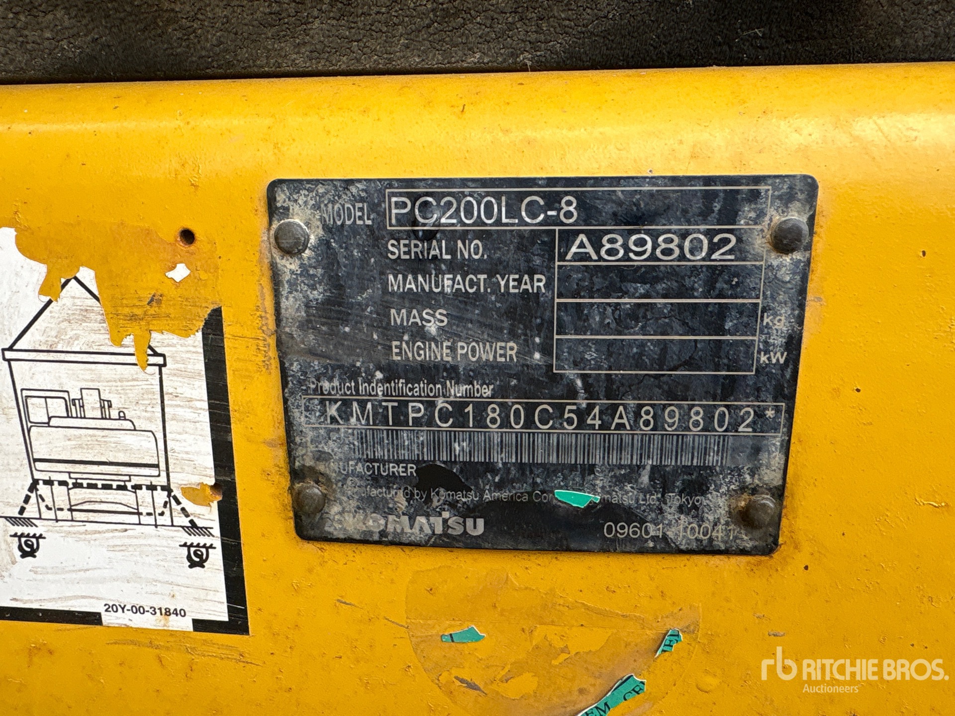 2011 Komatsu PC200-8