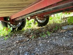 Trailer Chassis with Springs/Hangers Condition