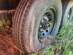 Trailer Chassis with Tire Condition