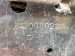 General Appearance with Frame Stamp Serial Number/VIN Photo