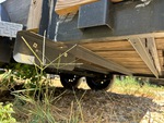 Trailer Chassis with License Plate Light Functional