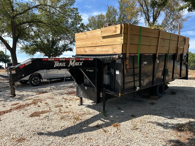 2025 TraImax 20 ft T/A End Dump Trailer