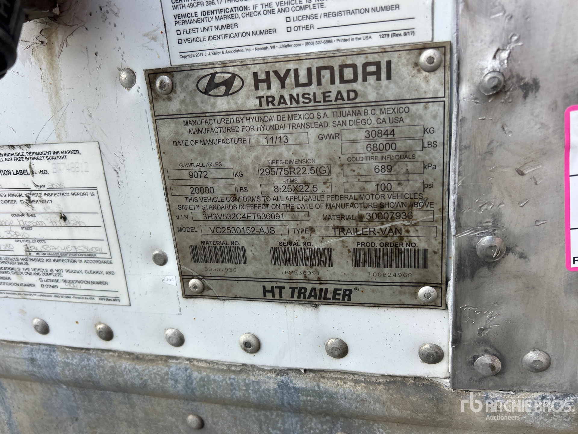 2014 Hyundai VR2530152-AJS