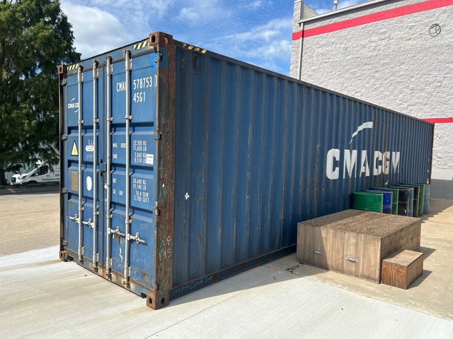 40 ft Standard Filled with misc parts and equipment Storage Container