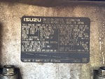 Engine with Emission Label