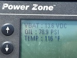 Control Station with Engine Oil Pressure