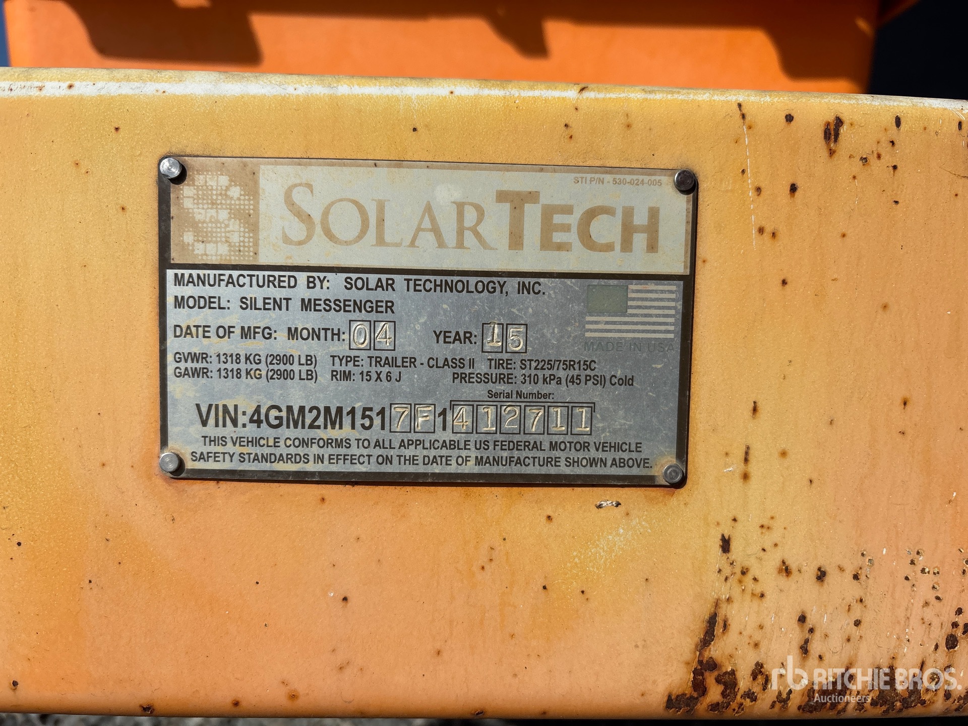 2015 Solar Tech SILENT MESSENGE
