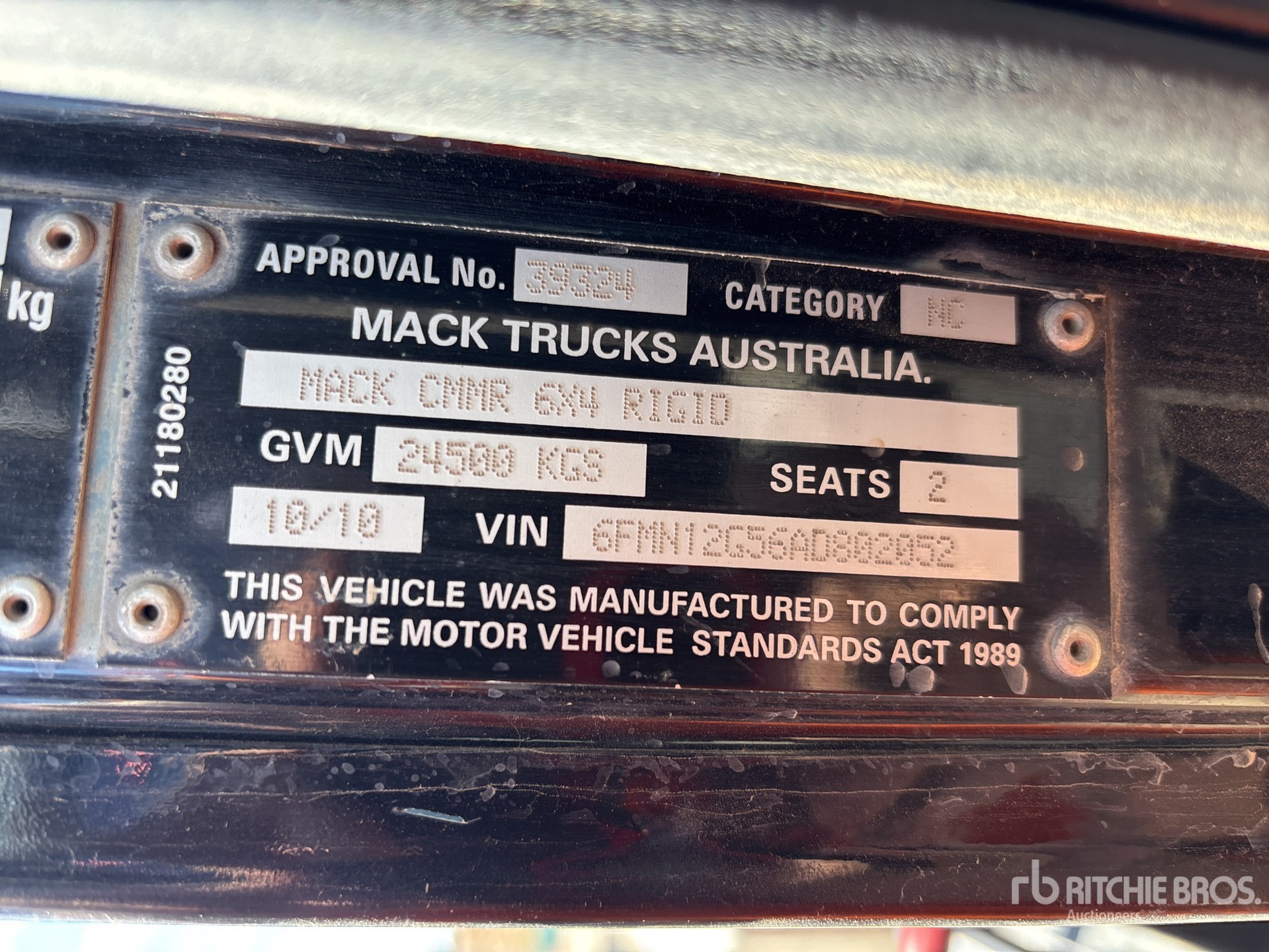 2010 Mack CMMR GRANITE