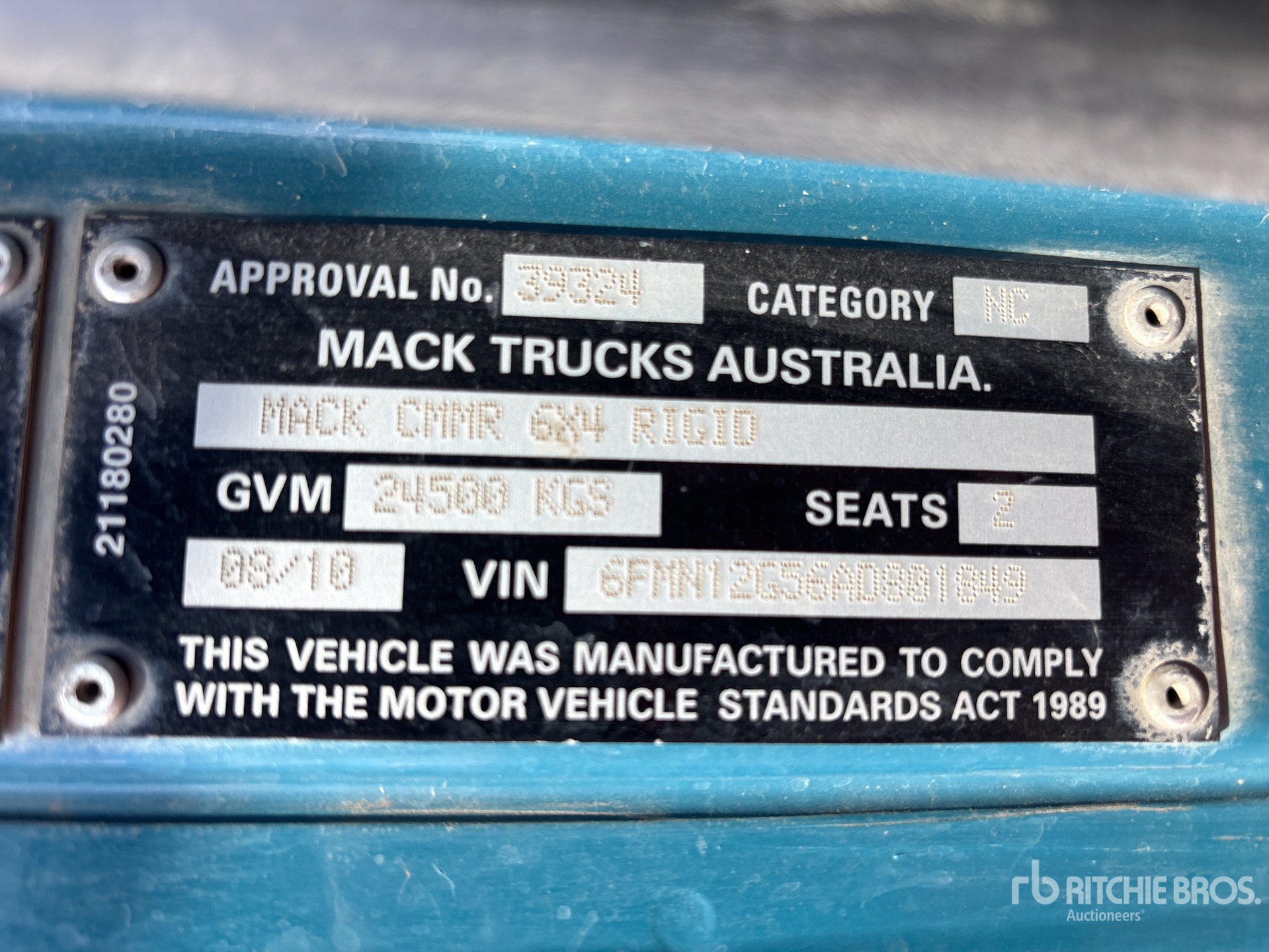 2010 Mack CMMR GRANITE