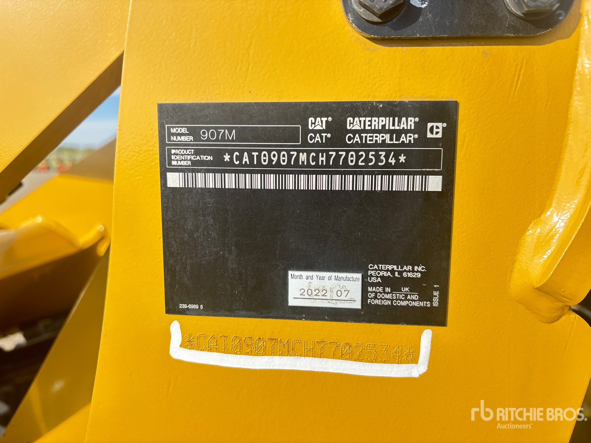 2022 Caterpillar 907M