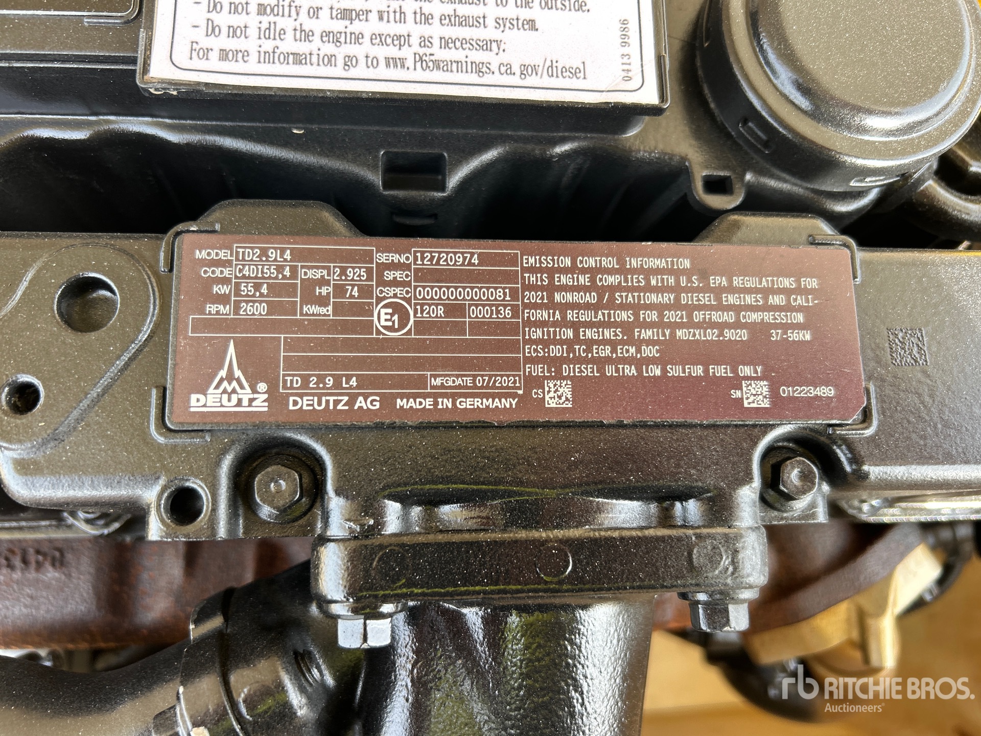 2021 Deutz TD2.9L4