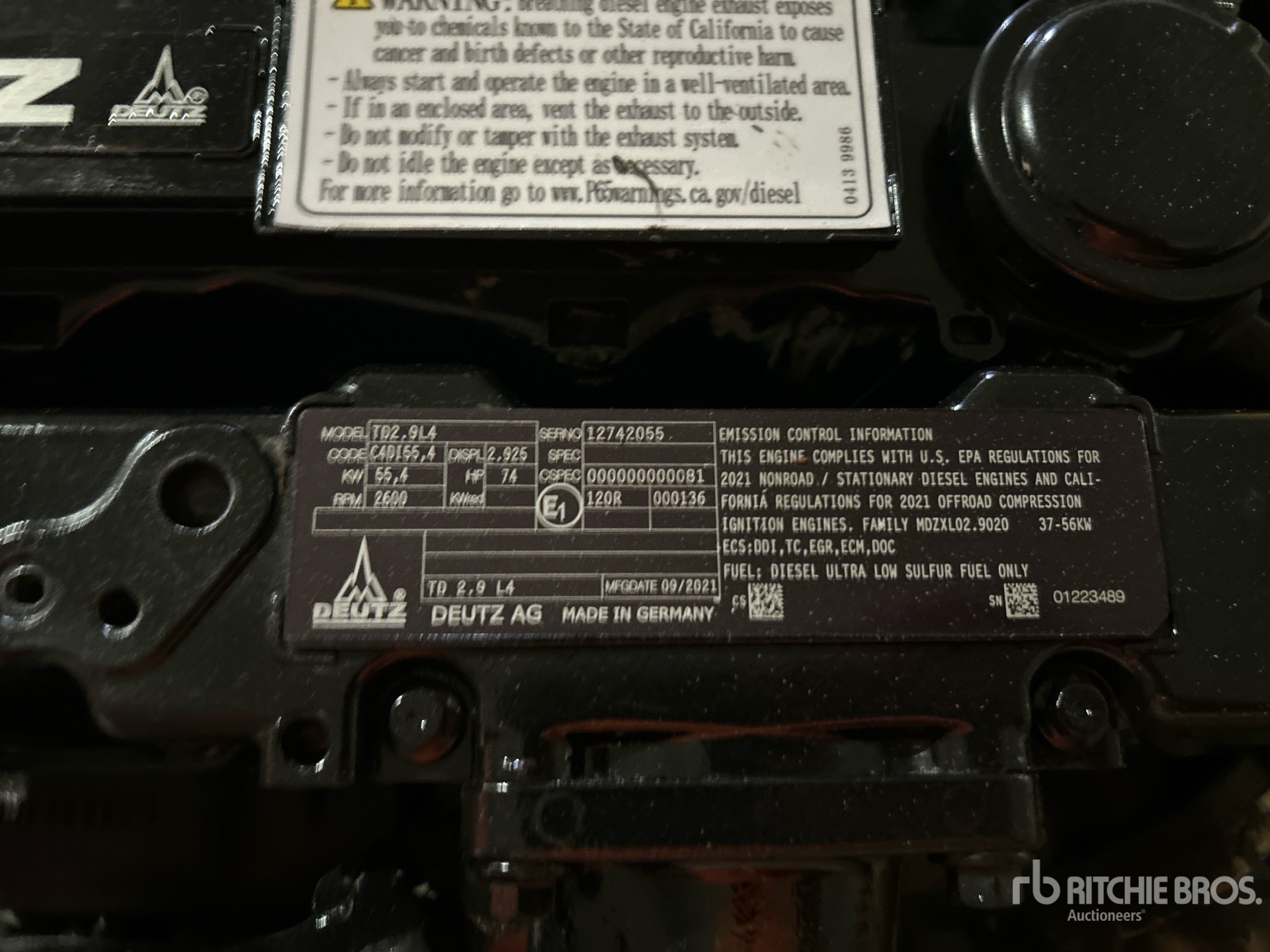 2021 Deutz TD2.9L4