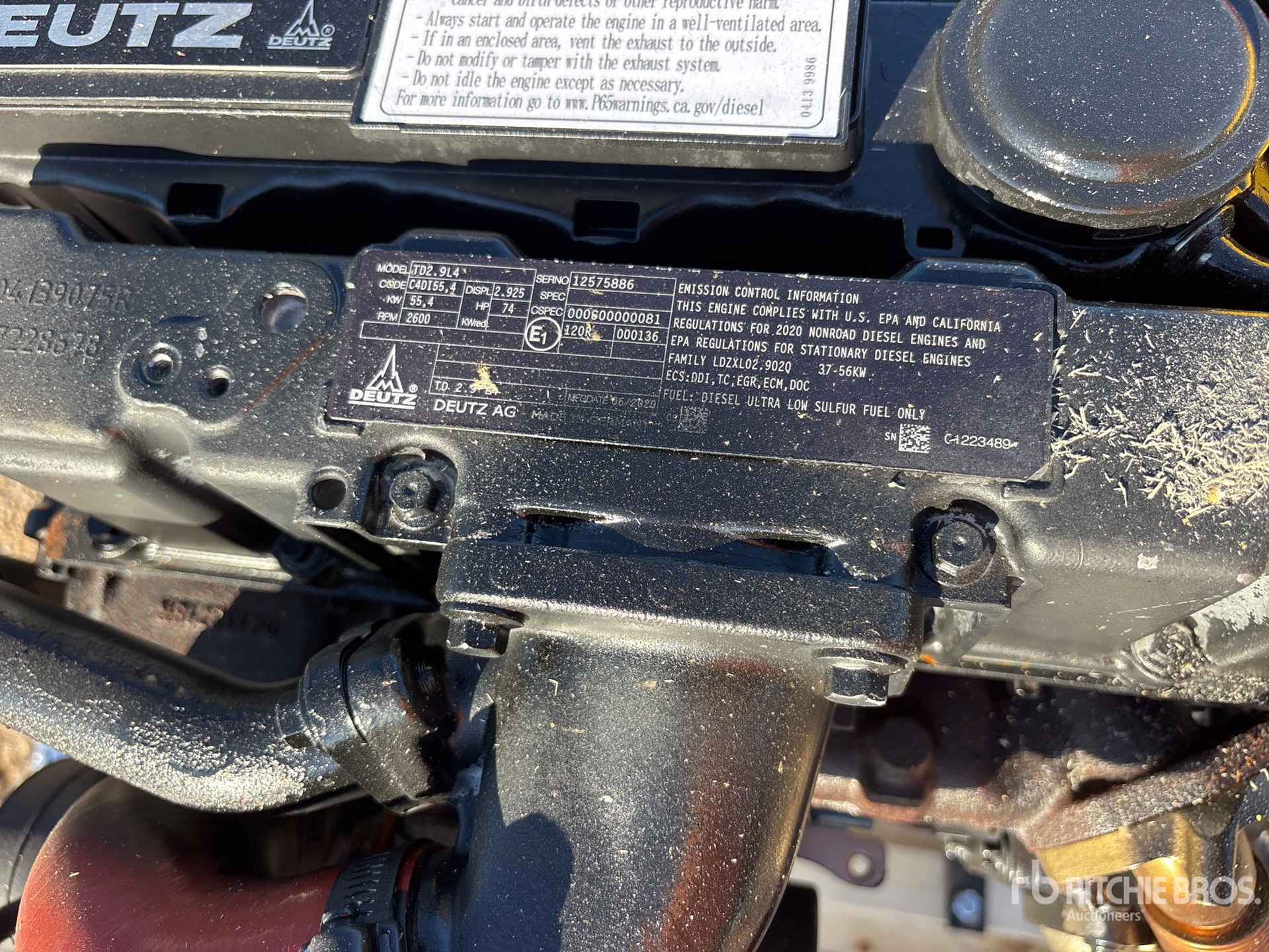 2020 Deutz TD2.9L4