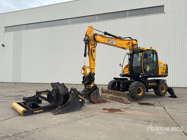 2023 JCB JS145WT-SV Wheel Excavator