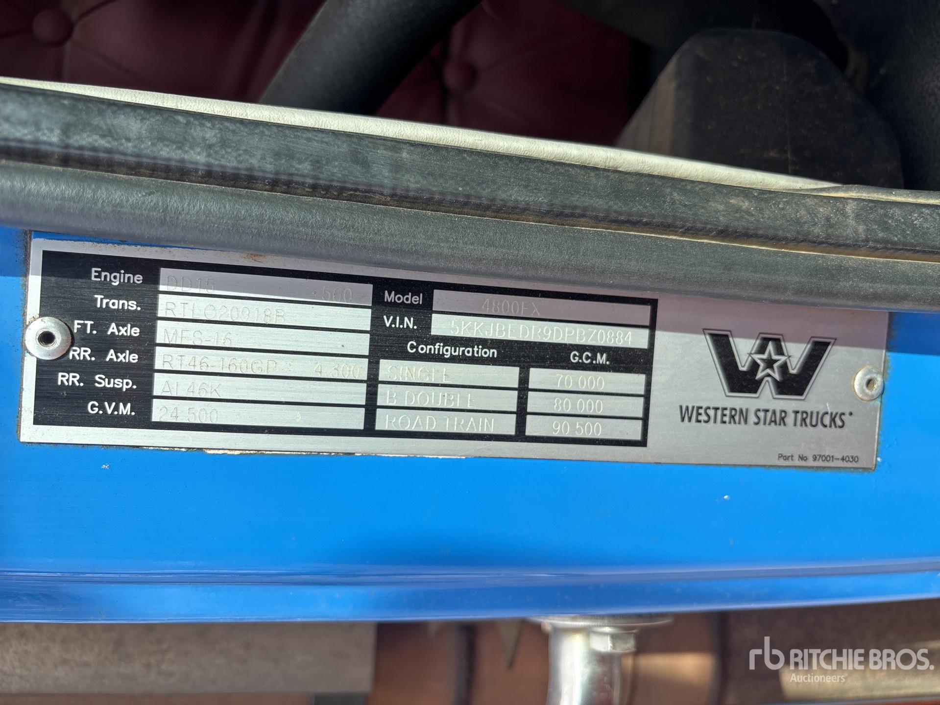 2013 Western Star 4800FX