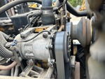 Engine with A/C Compressor