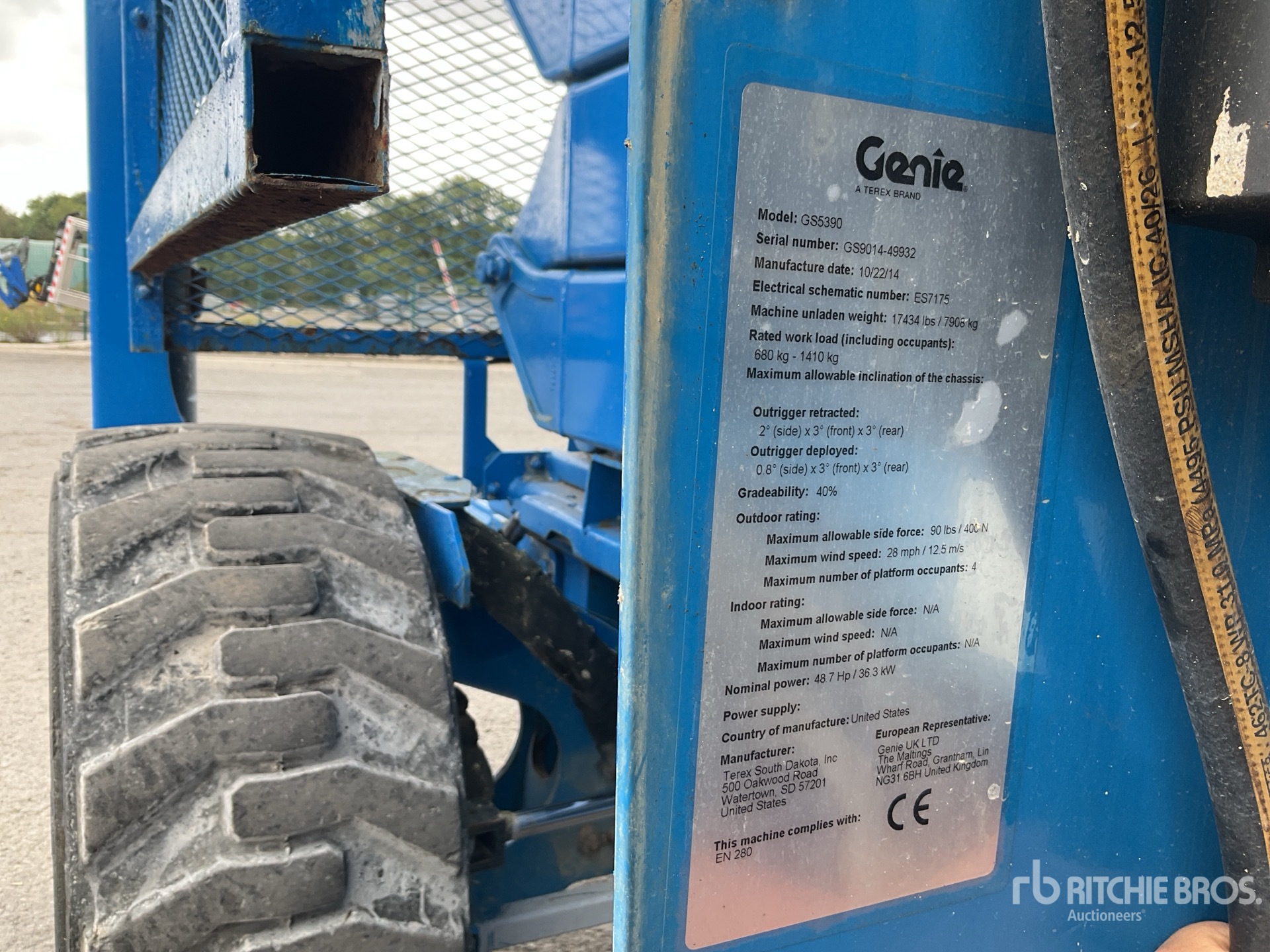2014 Genie GS5390