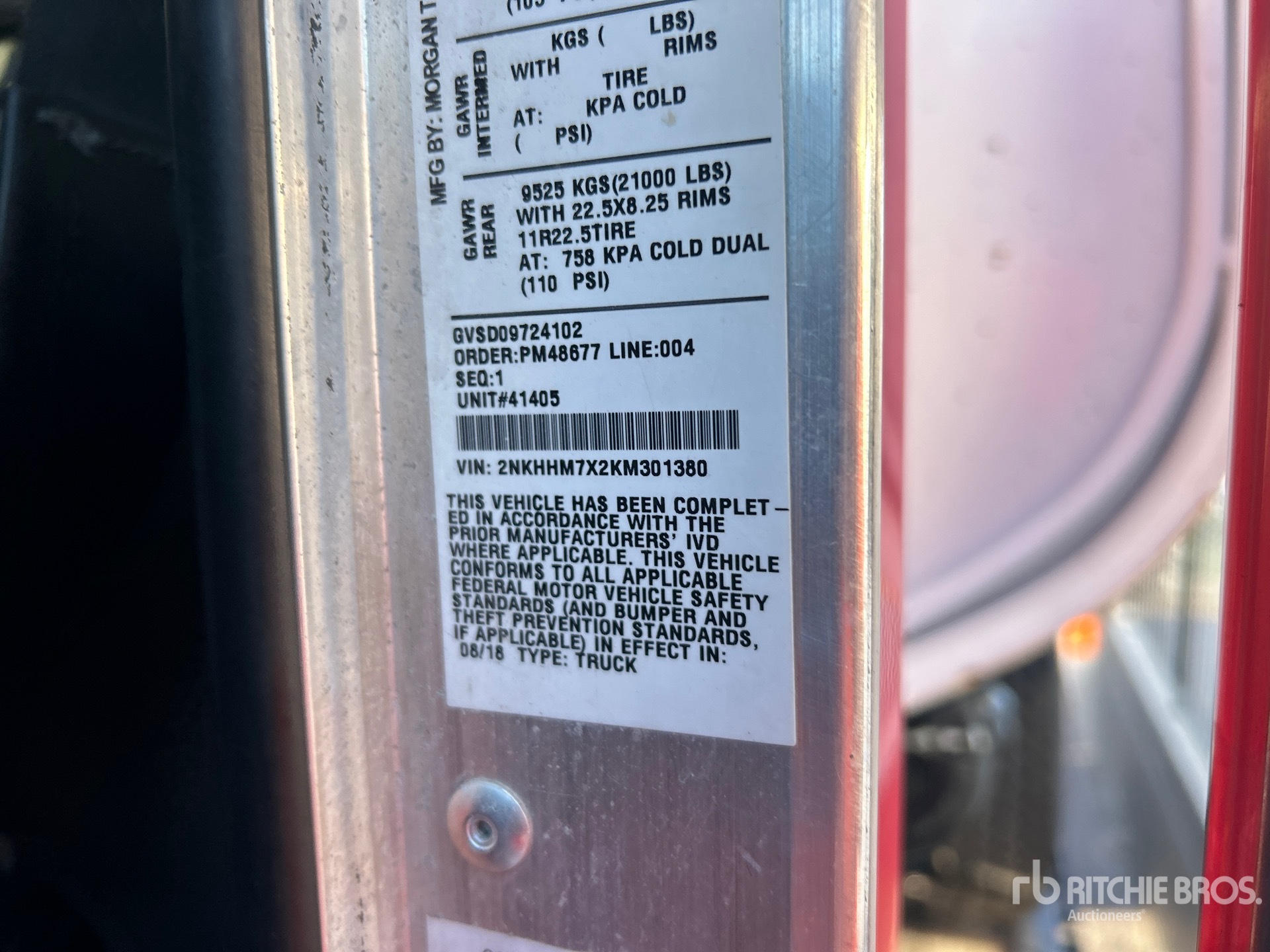 2019 Kenworth T370