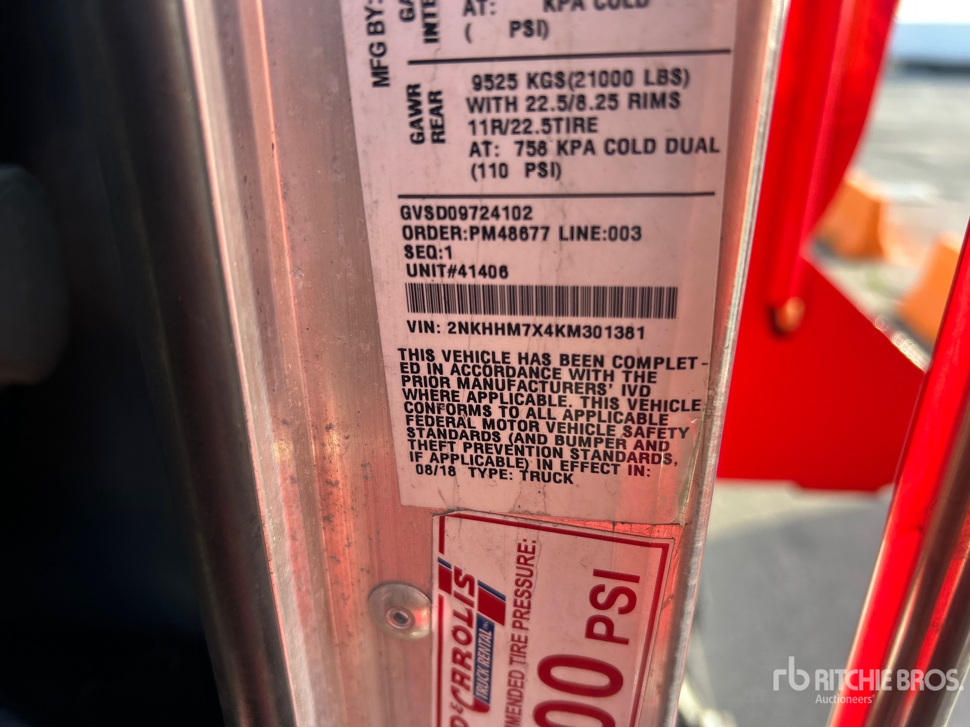 2019 Kenworth T370