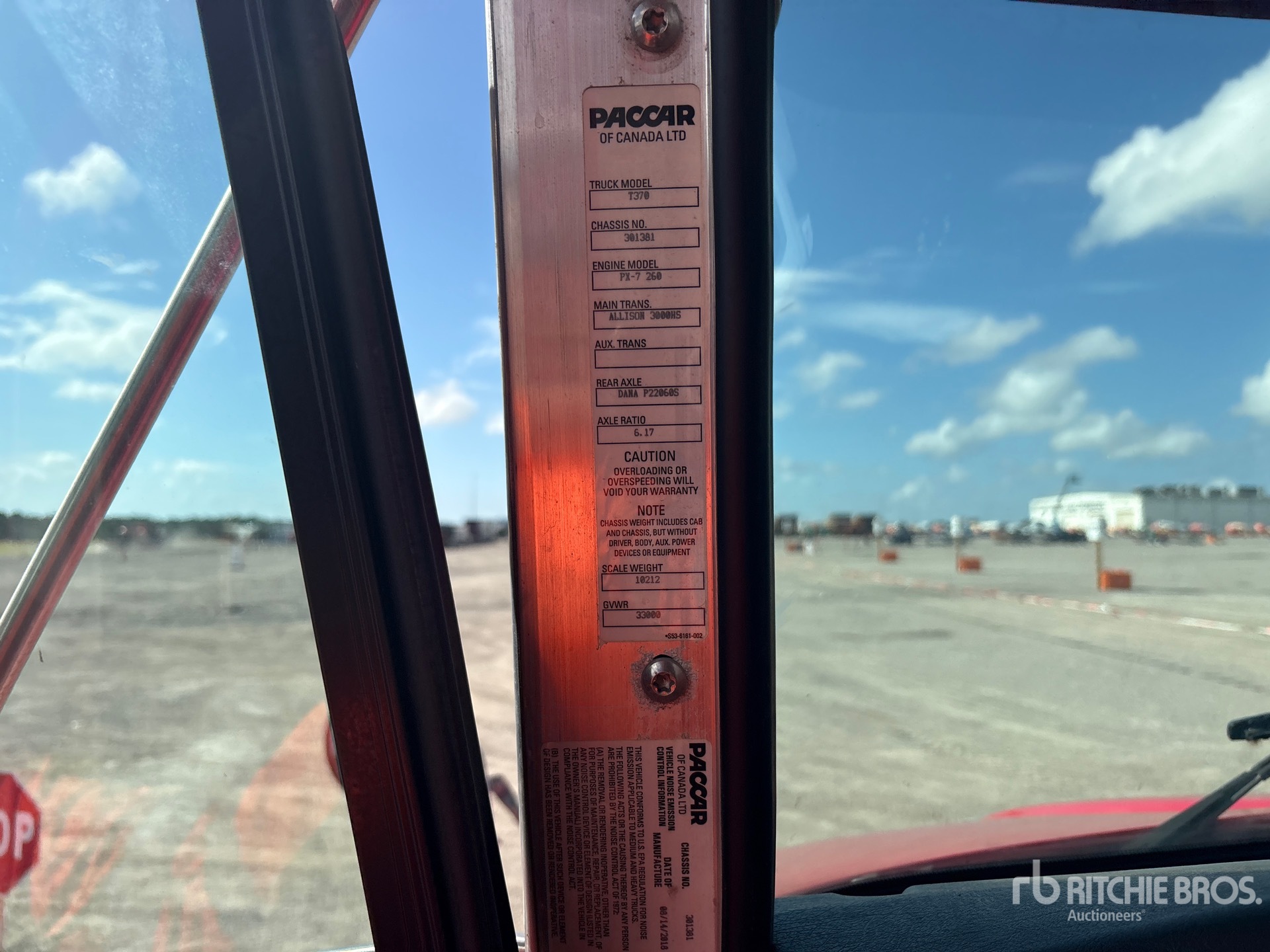 2019 Kenworth T370