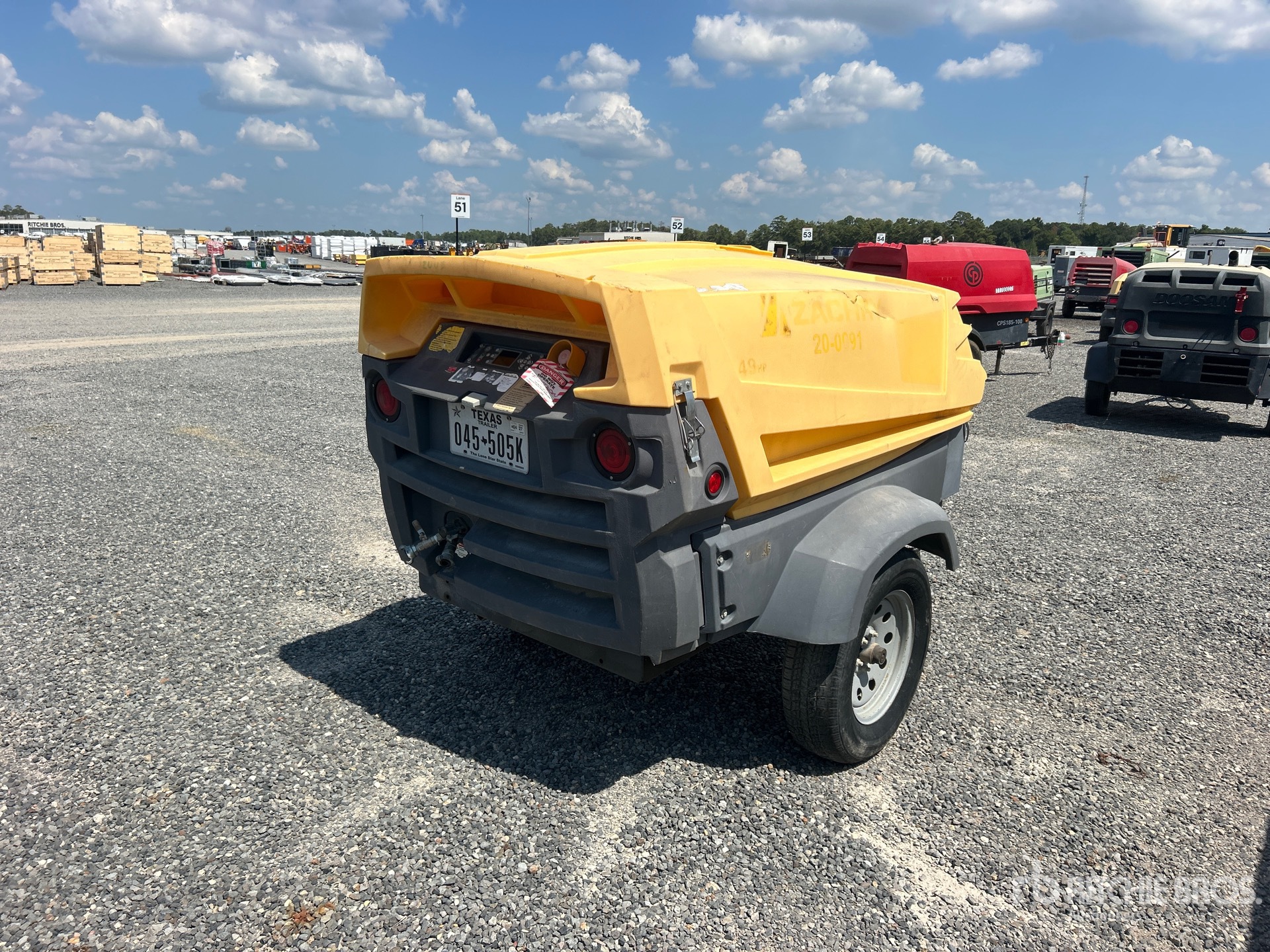 2017 Atlas Copco 185 CFM