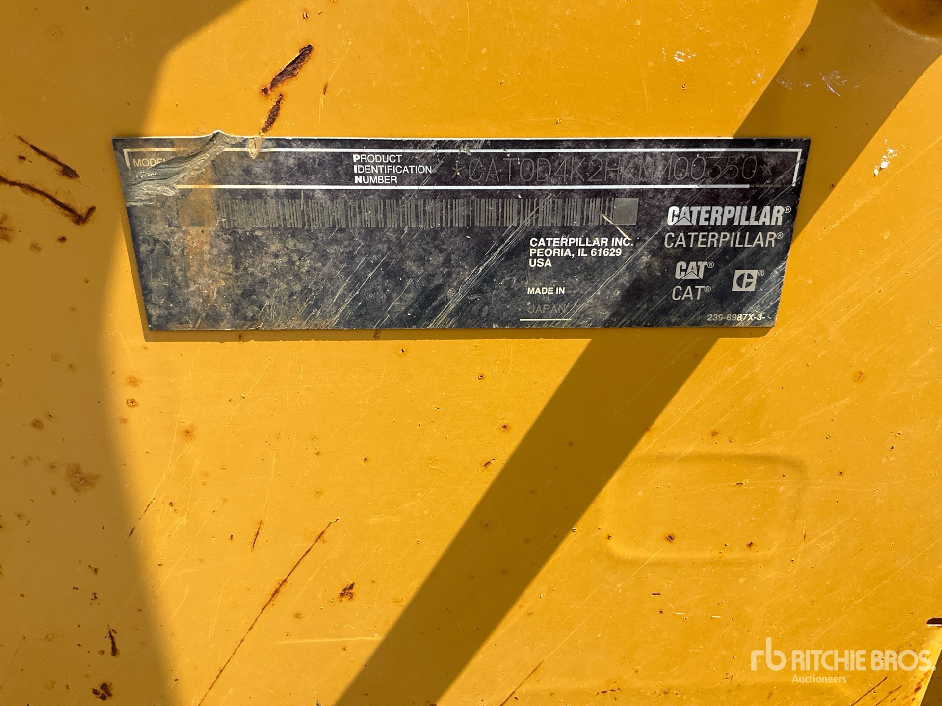 2013 Caterpillar D4K2 XL