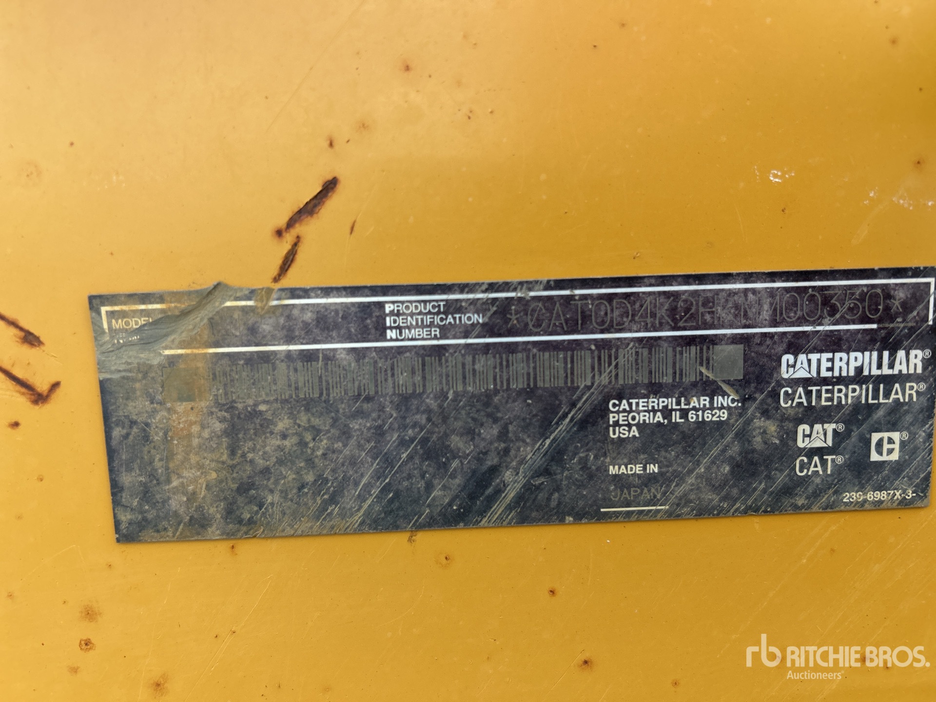 2013 Caterpillar D4K2 XL